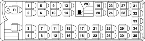 parrys coaches seating plan.